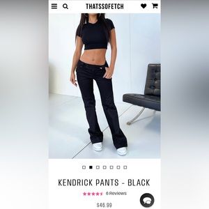 Black Kendrick Pants